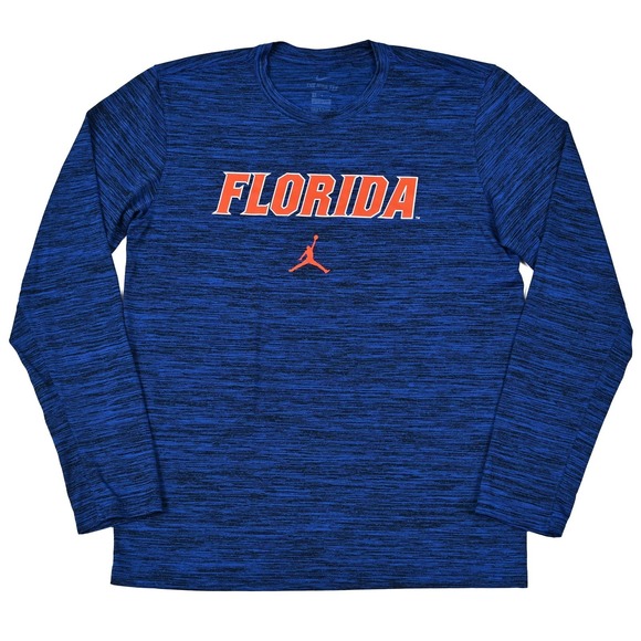 Nike Other - Florida Gators Shirt Mens Medium Blue NCAA Football Jordan Nike Long Sleeve‎